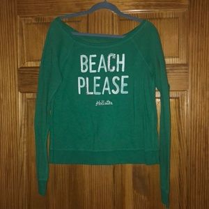 Green Hollister Sweater